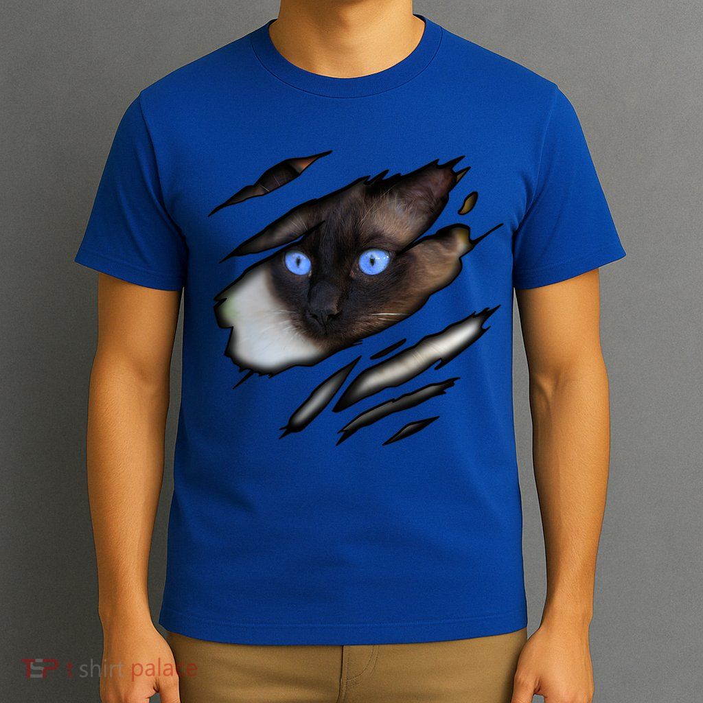 Siamese Cat In Me Design Cadesign Purebred Cat Gift T-Shirt