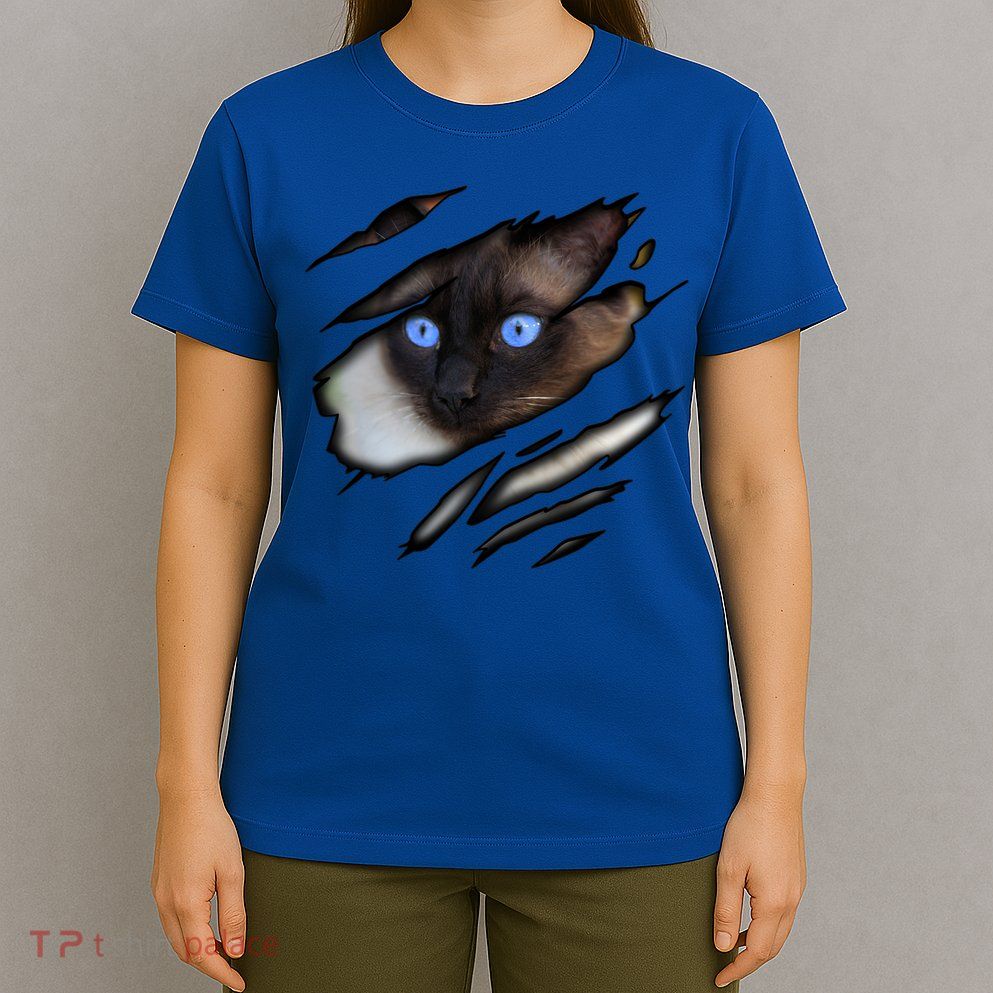 Siamese Cat In Me Design Cadesign Purebred Cat Gift T-Shirt