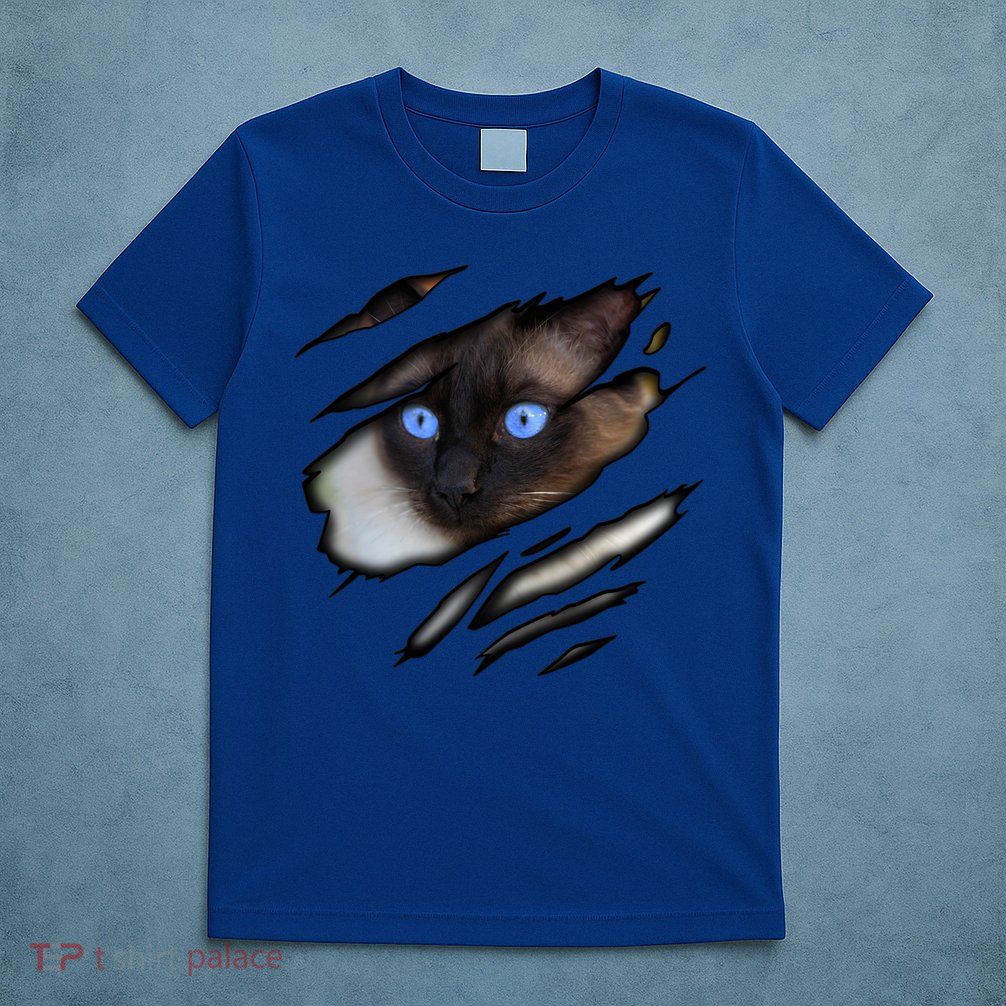 Siamese Cat In Me Design Cadesign Purebred Cat Gift T-Shirt
