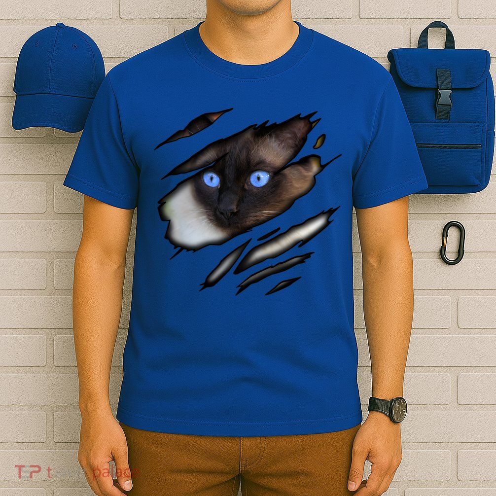 Siamese Cat In Me Design Cadesign Purebred Cat Gift T-Shirt