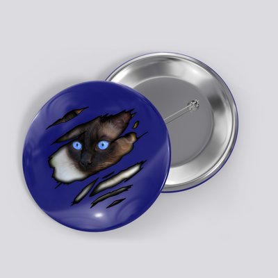 Siamese Cat In Me Design Cadesign Purebred Cat Gift Button