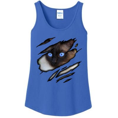 Siamese Cat In Me Design Cadesign Purebred Cat Gift Ladies Essential Tank