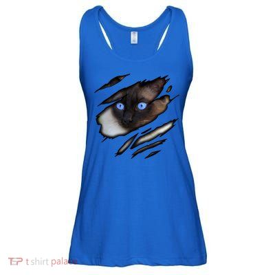 Siamese Cat In Me Design Cadesign Purebred Cat Gift Ladies Essential Flowy Tank