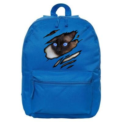 Siamese Cat In Me Design Cadesign Purebred Cat Gift 16 in Basic Backpack