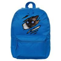 Siamese Cat In Me Design Cadesign Purebred Cat Gift 16 in Basic Backpack