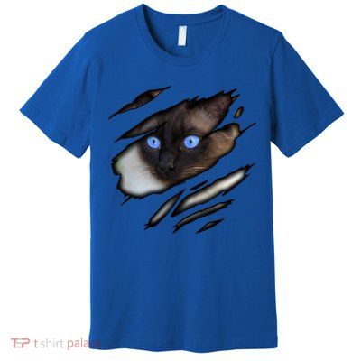 Siamese Cat In Me Design Cadesign Purebred Cat Gift Premium T-Shirt