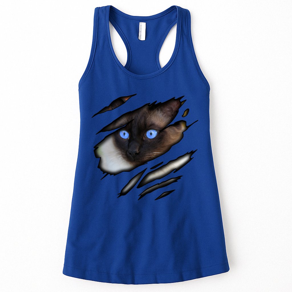 Siamese Cat In Me Design Cadesign Purebred Cat Gift Womens Tank Top