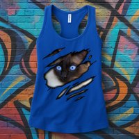 Siamese Cat In Me Design Cadesign Purebred Cat Gift Womens Tank Top