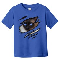 Siamese Cat In Me Design Cadesign Purebred Cat Gift Toddler T-Shirt