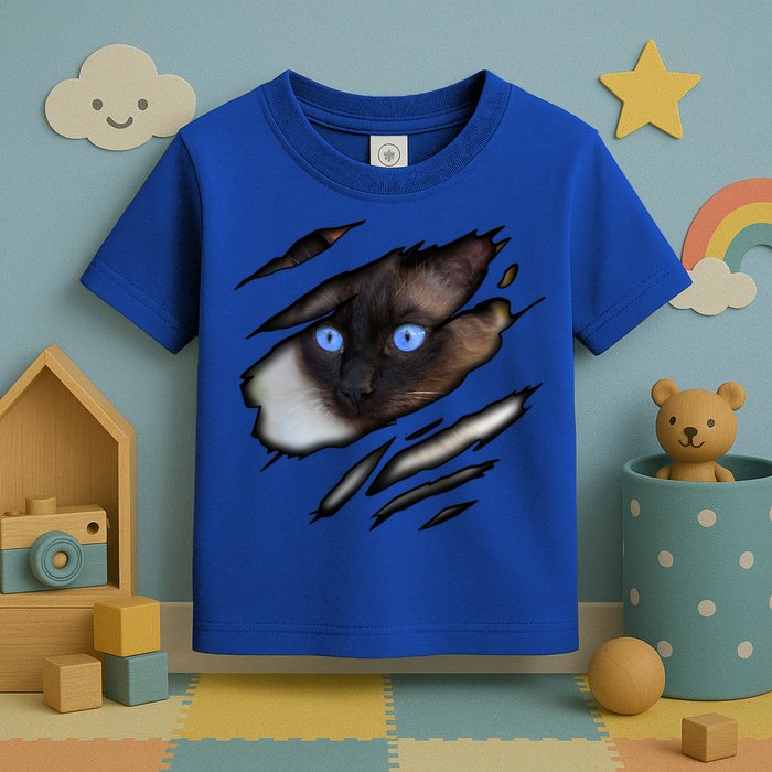 Siamese Cat In Me Design Cadesign Purebred Cat Gift Toddler T-Shirt