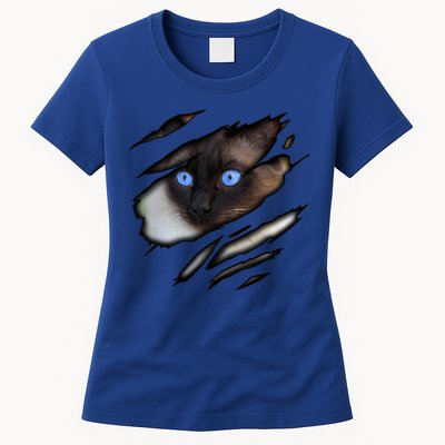 Siamese Cat In Me Design Cadesign Purebred Cat Gift Womens T-Shirt