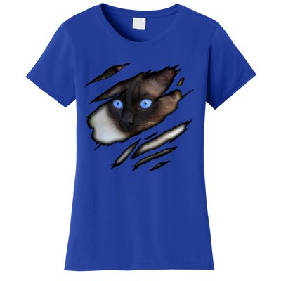 Siamese Cat In Me Design Cadesign Purebred Cat Gift Women's T-Shirt