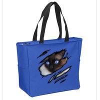 Siamese Cat In Me Design Cadesign Purebred Cat Gift Zip Tote Bag