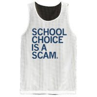 School Choice Is A Scam Mesh Reversible Basketball Jersey Tank