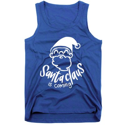 Santa Claus Is Coming Christmas Pajamas Gift Tank Top