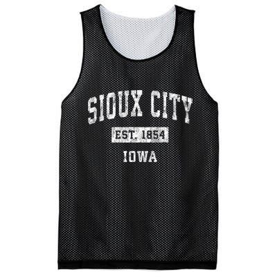 Sioux City Iowa Ia Vintage Established Sports Design Mesh Reversible Basketball Jersey Tank