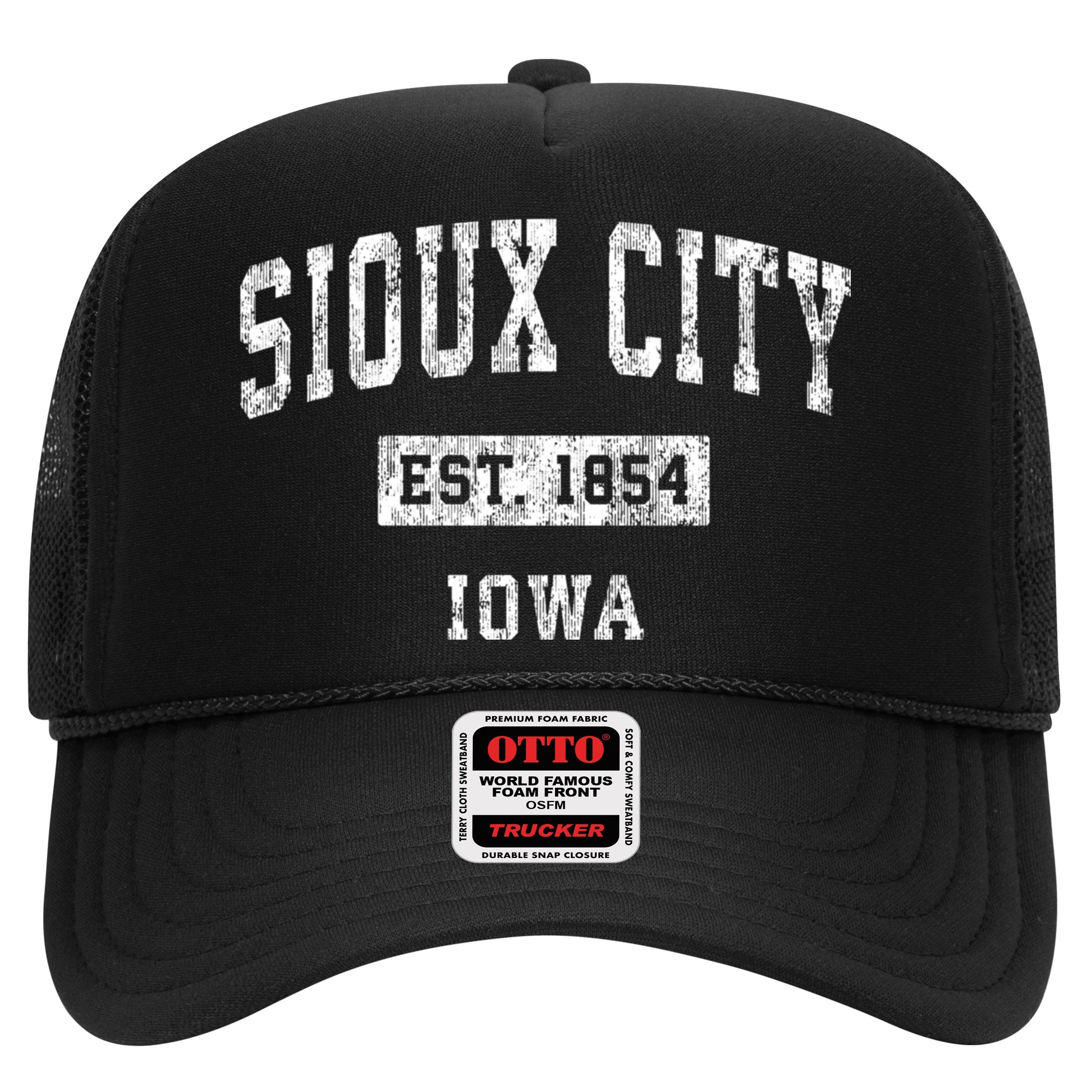 Sioux City Iowa Ia Vintage Established Sports Design Hat