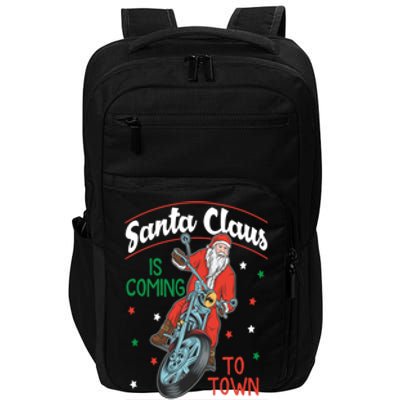 Santa Claus Is Coming Gift Impact Tech Backpack