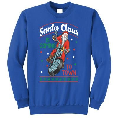 Santa Claus Is Coming Gift Sweatshirt