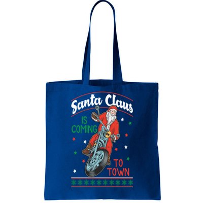 Santa Claus Is Coming Gift Tote Bag