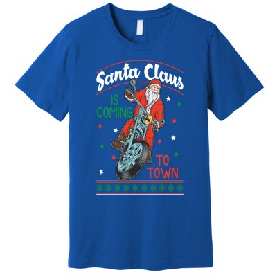 Santa Claus Is Coming Gift Premium T-Shirt