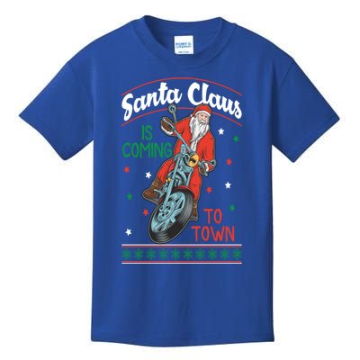 Santa Claus Is Coming Gift Kids T-Shirt