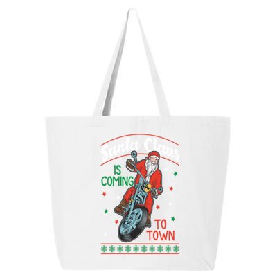 Santa Claus Is Coming Gift 25L Jumbo Tote