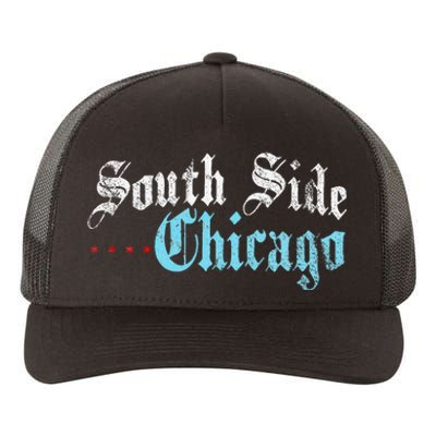 Southside Chicago Il Vintage Distressed Yupoong Adult 5-Panel Trucker Hat