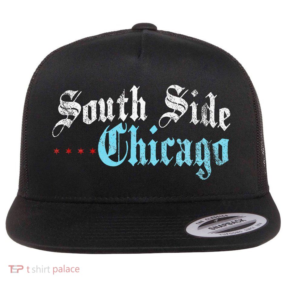 Southside Chicago Il Vintage Distressed Flatbill Hat