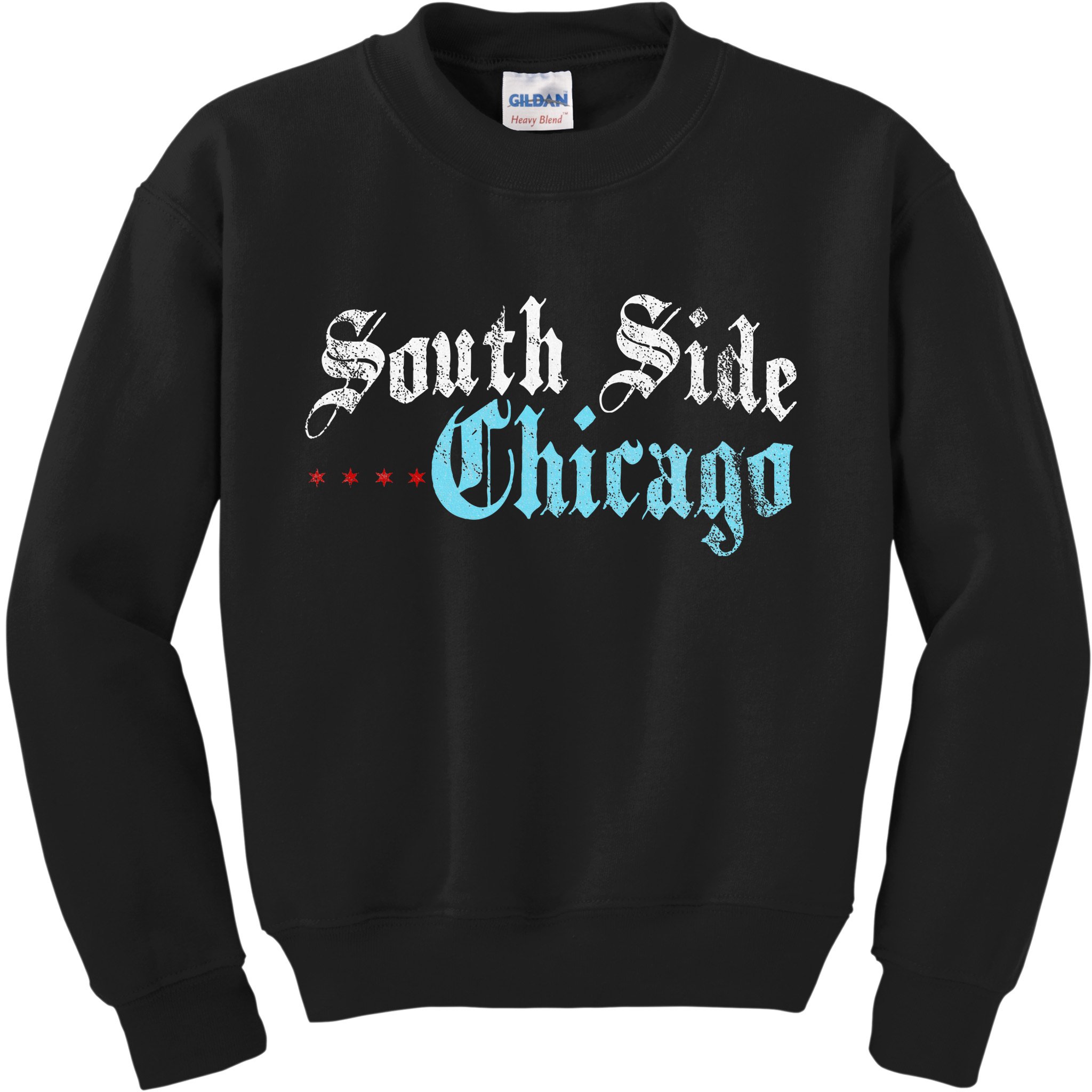 Southside Chicago Il Vintage Distressed Kids Sweatshirt