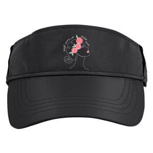 Self Care Is Self Love Mental Health Matters Aesthetic Roses Adult Drive Performance Visor