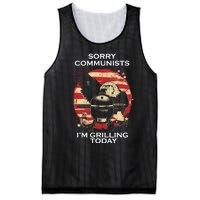 Sorry Communists Im Grilling Today Funny 4th Of July Mesh Reversible Basketball Jersey Tank