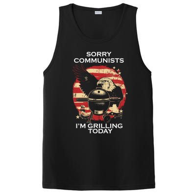 Sorry Communists Im Grilling Today Funny 4th Of July PosiCharge Competitor Tank