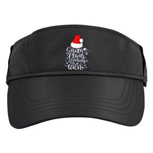 Santa Claus Is Coming To Town This Christmas Adult Drive Performance Visor