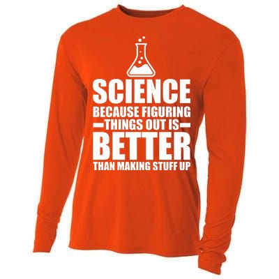 Science Because Figuring Things Out Is Better Cooling Performance Long Sleeve Crew