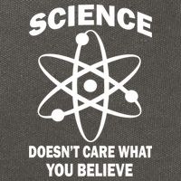 Science Doesn't Care What You Believe Atom Cotton Canvas Backpack