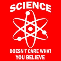 Science Doesn't Care What You Believe Atom Flatbill Hat