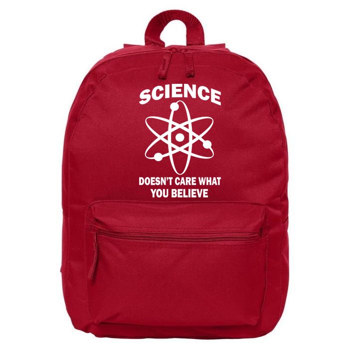 Science Doesn't Care What You Believe Atom 16 in Basic Backpack