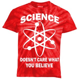 Science Doesn't Care What You Believe Atom Kids Tie-Dye T-Shirt