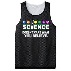 Science Doesn't Care What You Believe Saying Mesh Reversible Basketball Jersey Tank