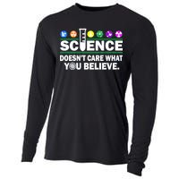 Science Doesn't Care What You Believe Saying Cooling Performance Long Sleeve Crew