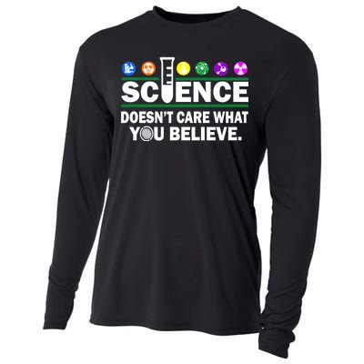 Science Doesn't Care What You Believe Saying Cooling Performance Long Sleeve Crew