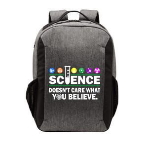 Science Doesn't Care What You Believe Saying Vector Backpack