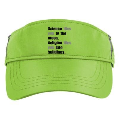 Science Flies You To The Moon Adult Drive Performance Visor