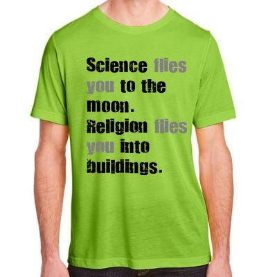 Science Flies You To The Moon Adult ChromaSoft Performance T-Shirt