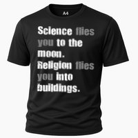 Science Flies You To The Moon Cooling Performance Crew T-Shirt