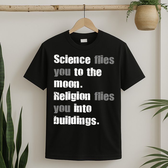 Science Flies You To The Moon T-Shirt
