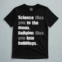 Science Flies You To The Moon T-Shirt