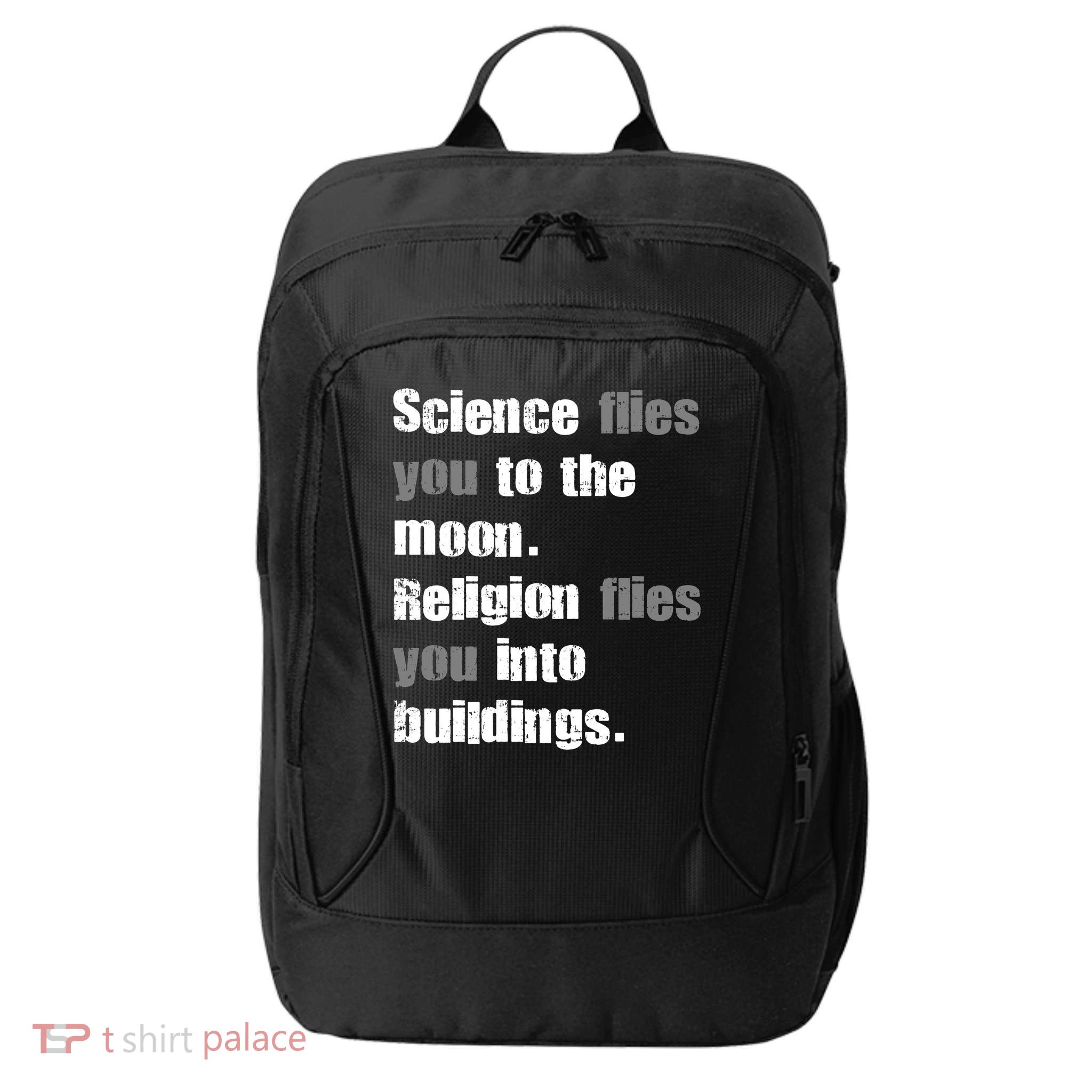 Science Flies You To The Moon City Backpack
