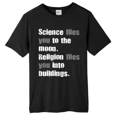 Science Flies You To The Moon Tall Fusion ChromaSoft Performance T-Shirt